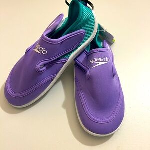 Speedo-Toddler girls Purple and Teal Water Shoes